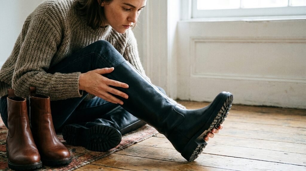 Choosing knee-high boots for cold winter days